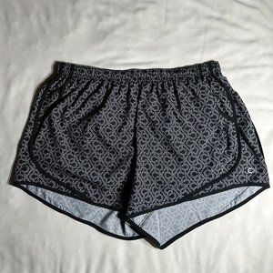 Calivin Klein Women's Performance Plus Size Printed Running Shorts Size 2X